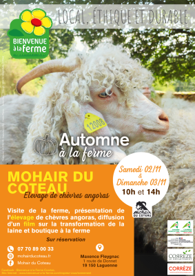 Affiches Présentations Fermes – A4 – 2 – MOHAIR DU COTEAU