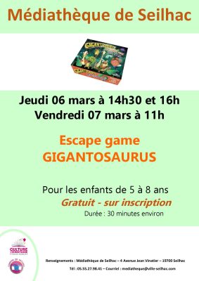 Affiche escape gigantosaurus – 06 & 07 mars 2025 (1)