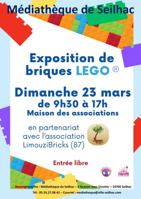 Affiche expo briques lego dimanche 23 mars (1)