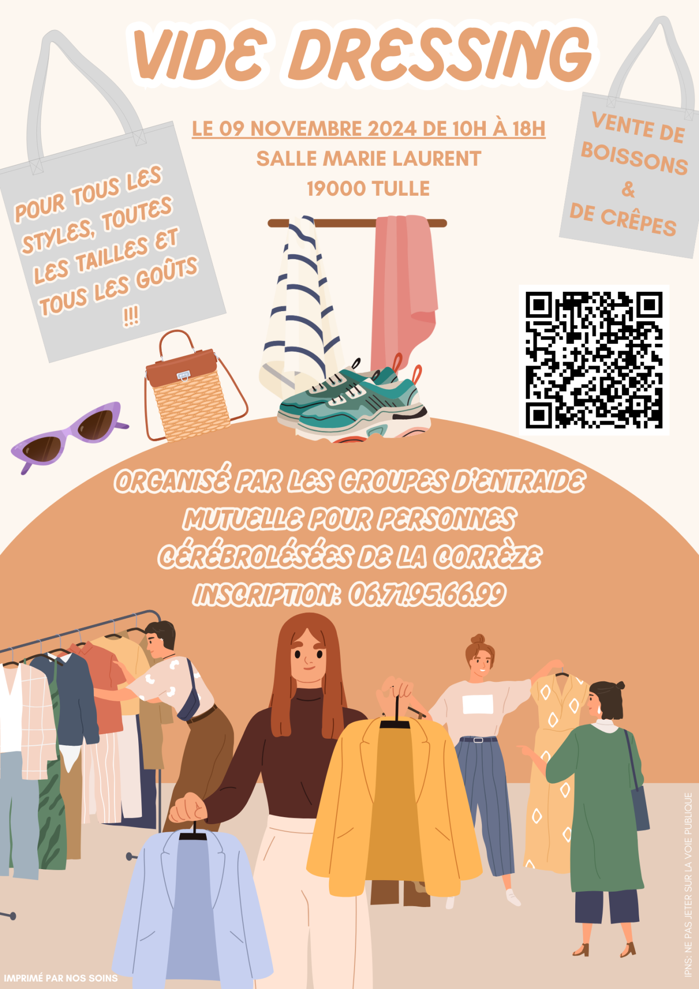 Affiche vide dressing à imprimer et diffuser – 1