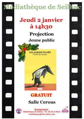 affiche – Projection album ecole des loisirs 02 01 2025