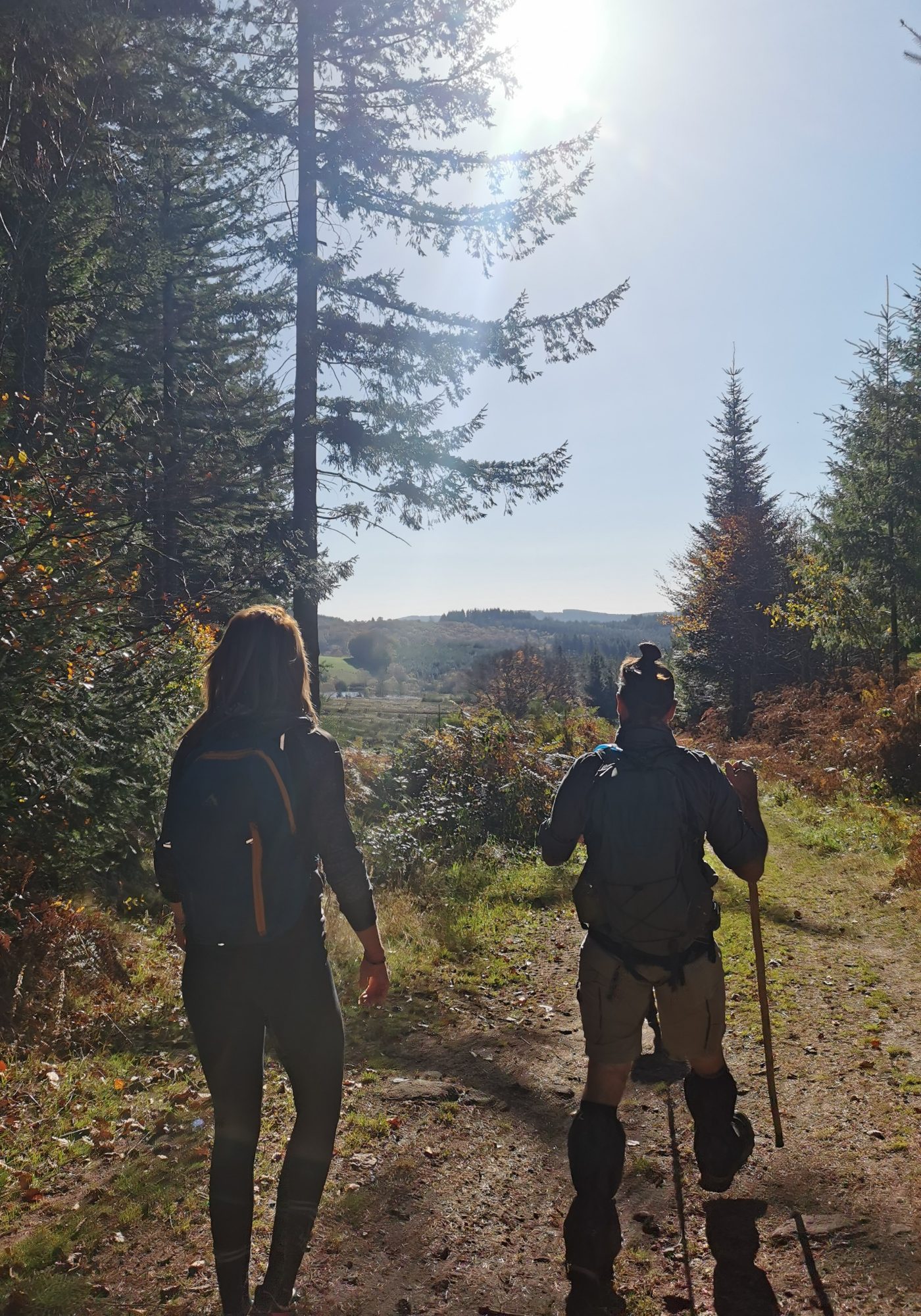 randonnée entre amis en correze